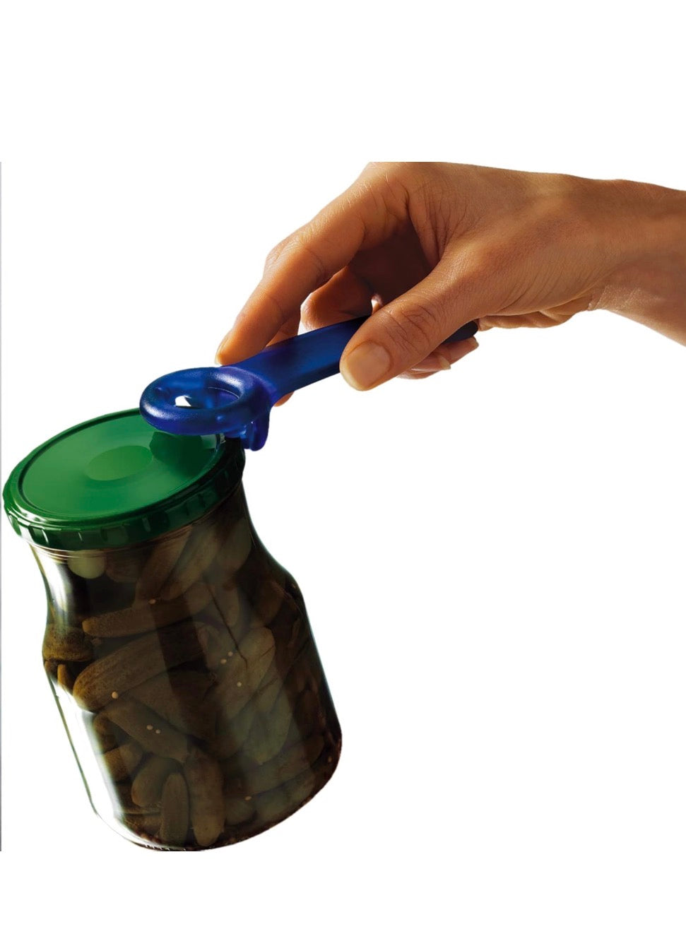 Ouvre-bocal JarKey ergonomique en plastique coloré