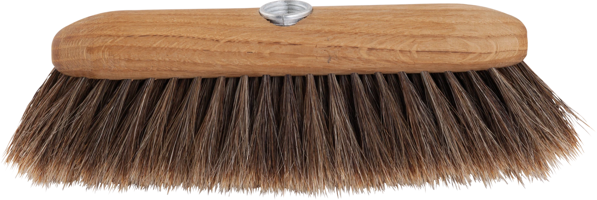 Balayette Redecker en crin de cheval, corps en bois de chêne
