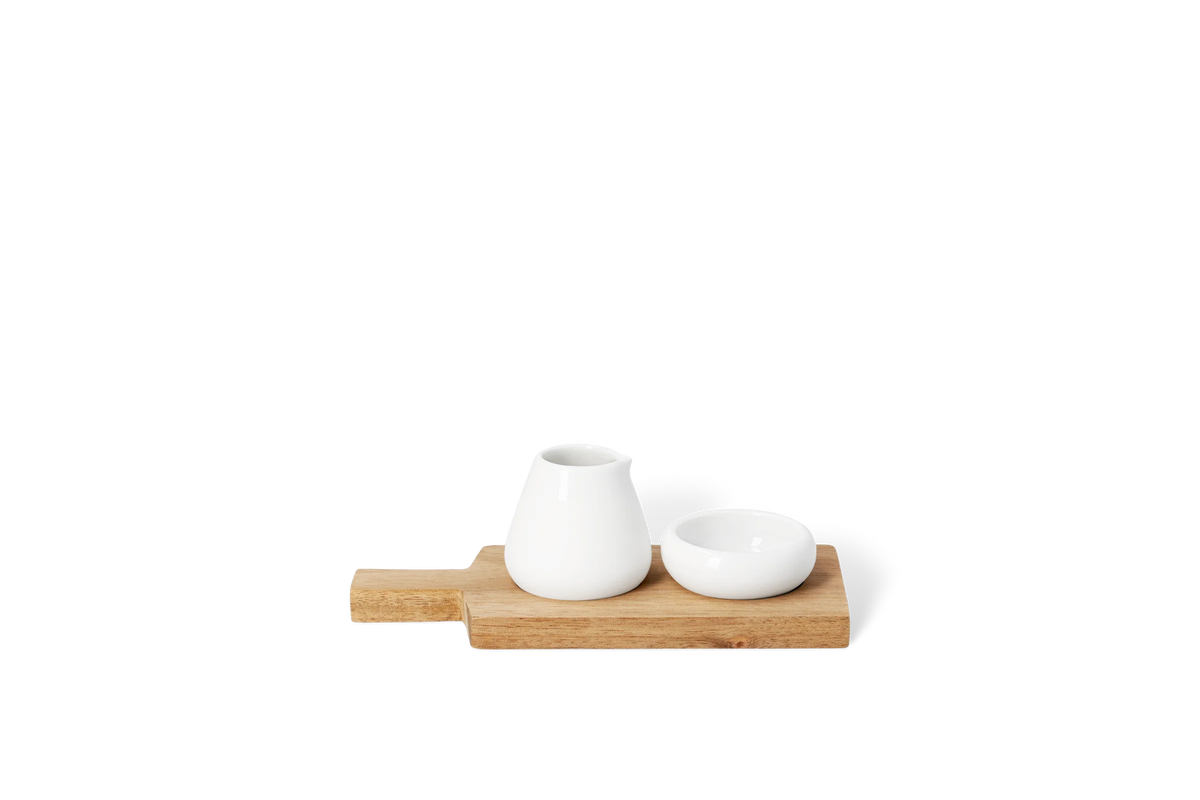Huile et sel Räder porcelaine blanche