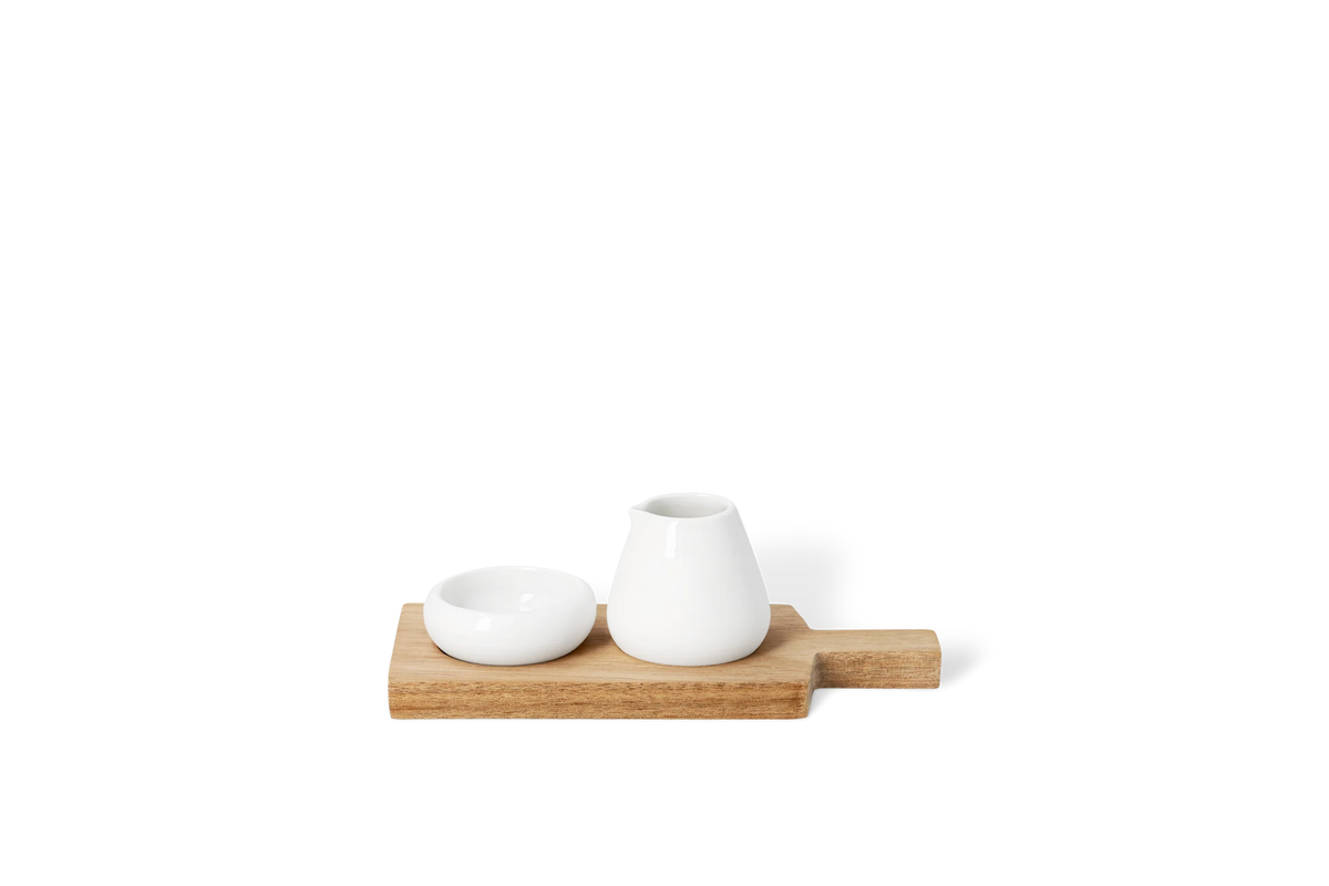 Huile et sel Räder porcelaine blanche