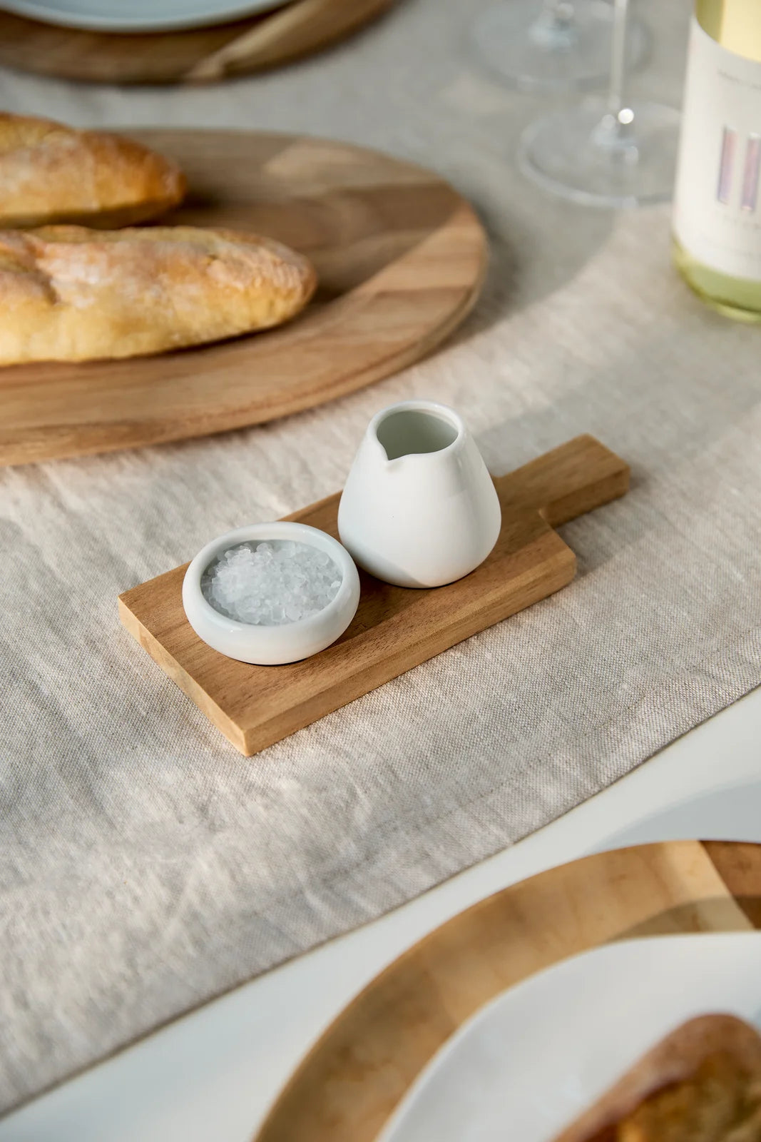 Huile et sel Räder porcelaine blanche