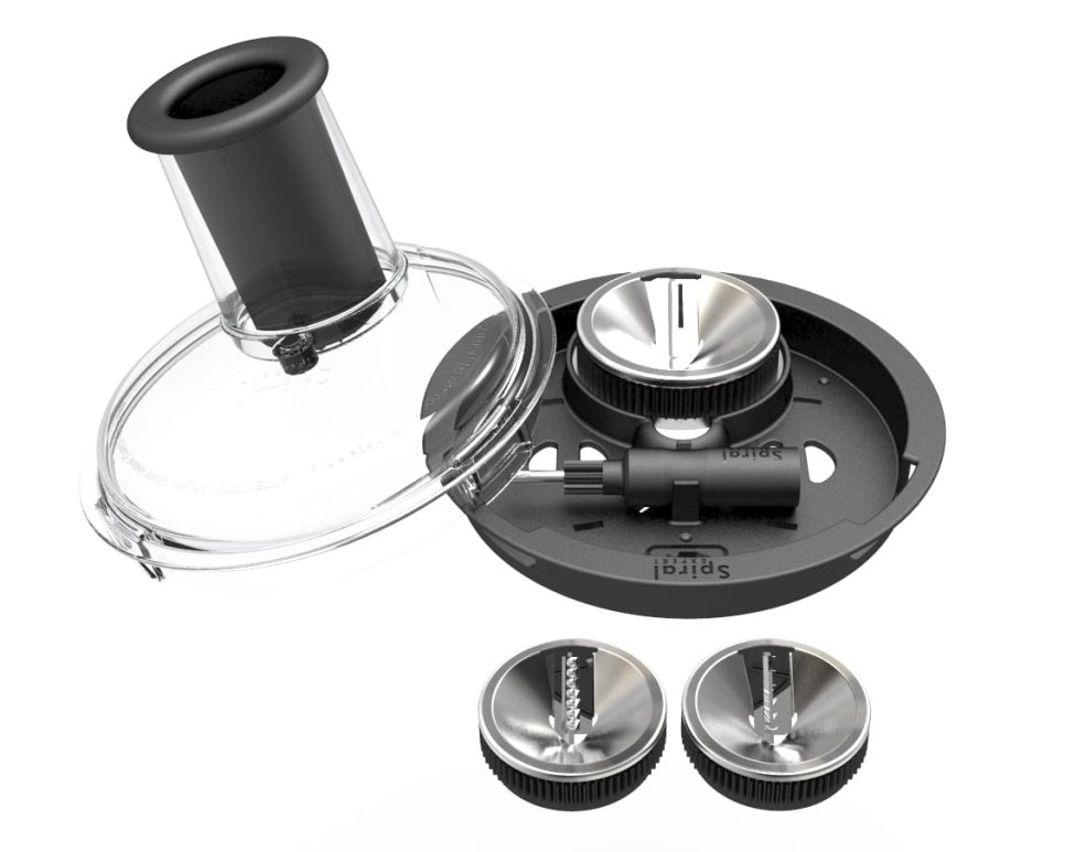 Coffret Spiral Expert Magimix avec cônes inox et légumes en spirale