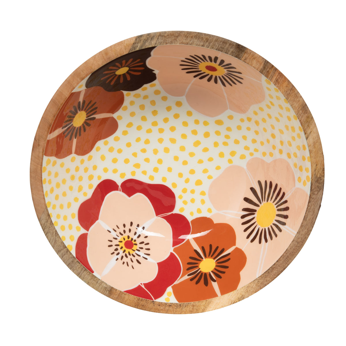 Saladier Florine Amadeus - grand diamètre de 35 cm en bois