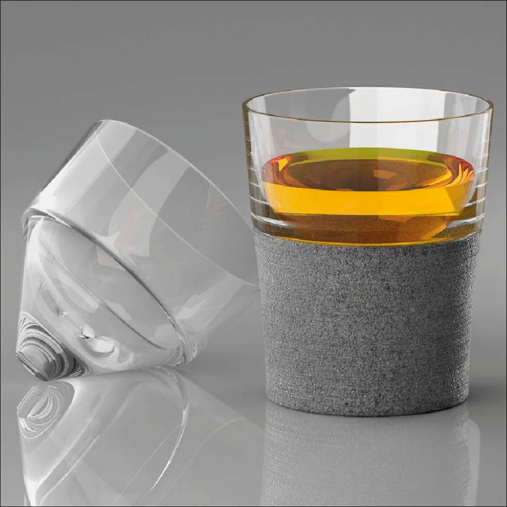 Verre à whisky Hukka Design, détail