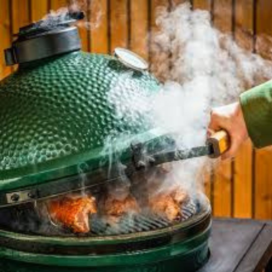 Repas découverte autour du Big Green Egg
