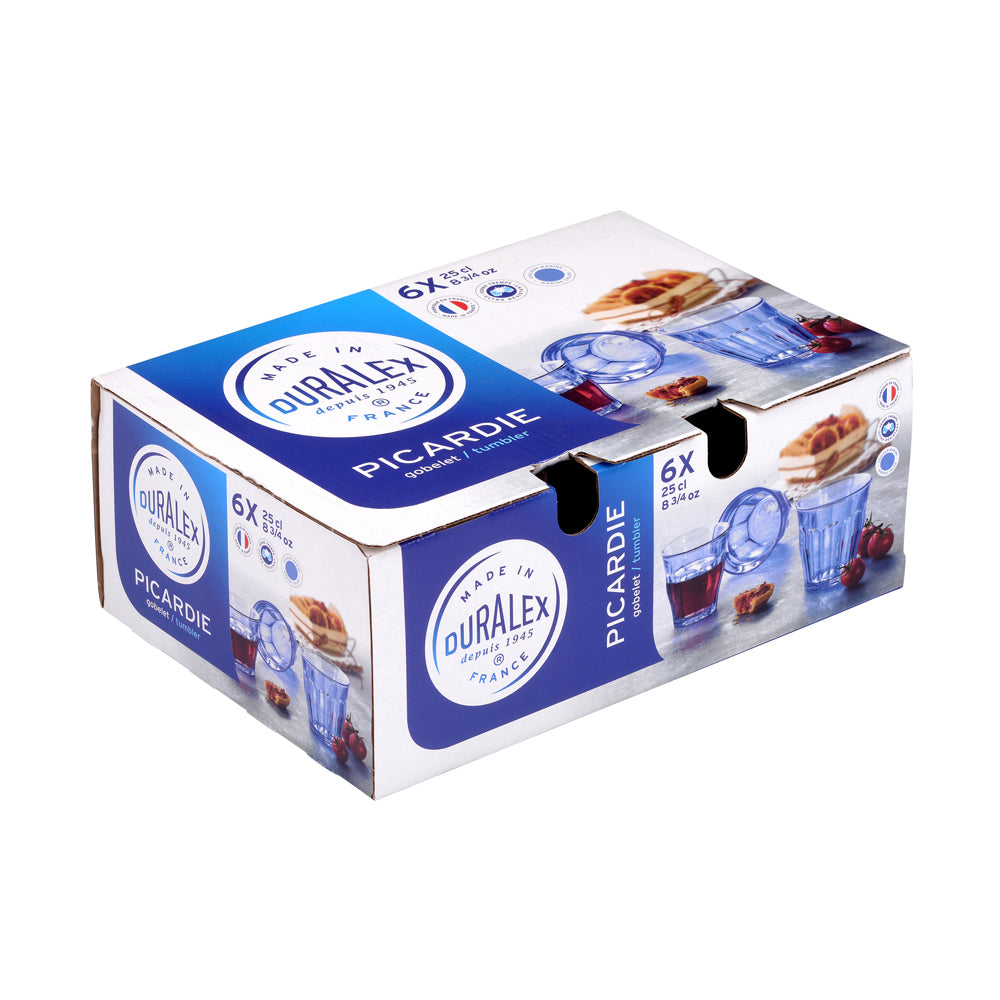Boîte de 6 gobelets Picardie 25 cl - Duralex