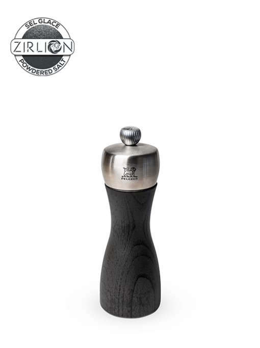 Moulin à sel Fidji manuel en bois et inox 15cm - Peugeot