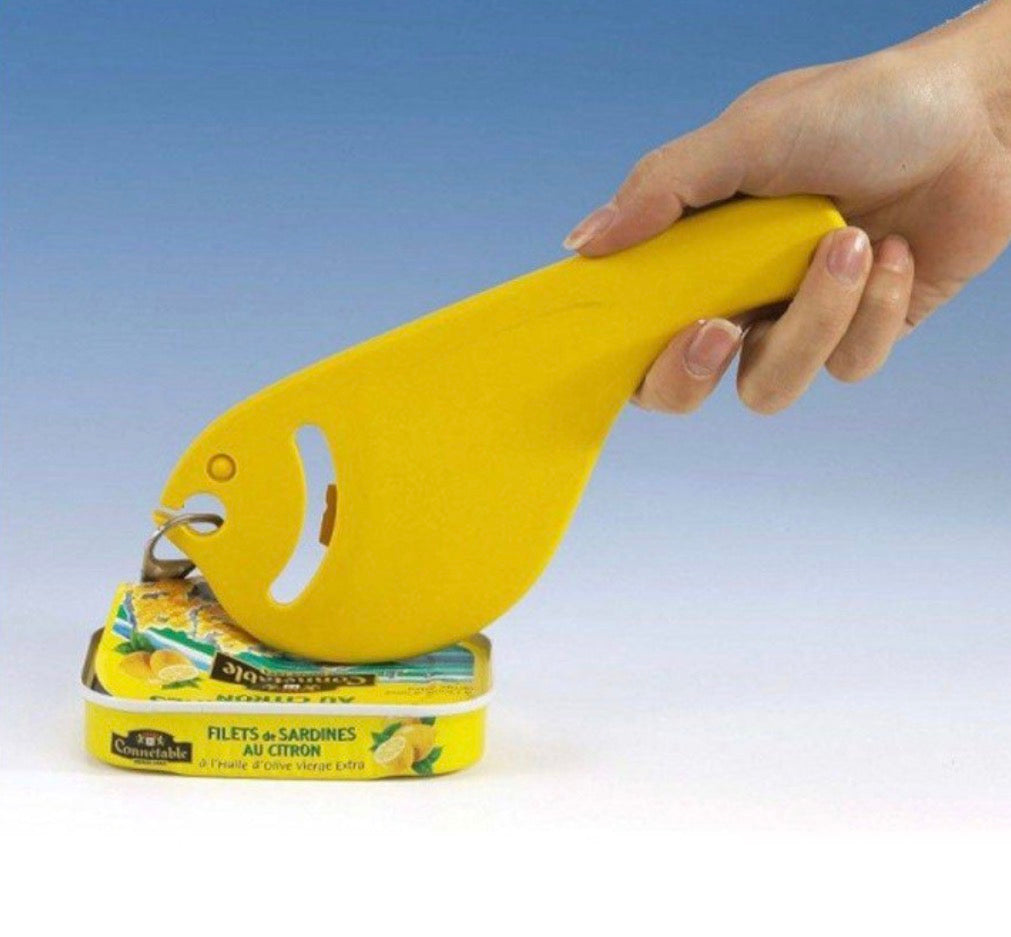Ouvre-tout Poisson Malin en plastique en forme de poisson