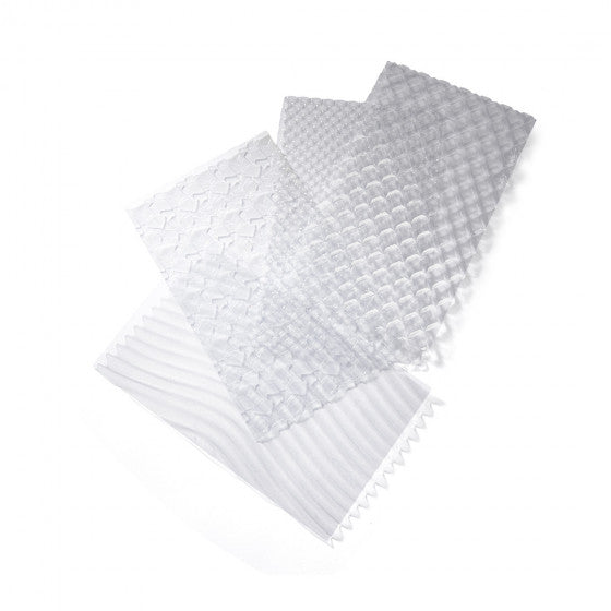 Feuilles décor gouttière à bûche De Buyer - feuilles plastiques à motifs