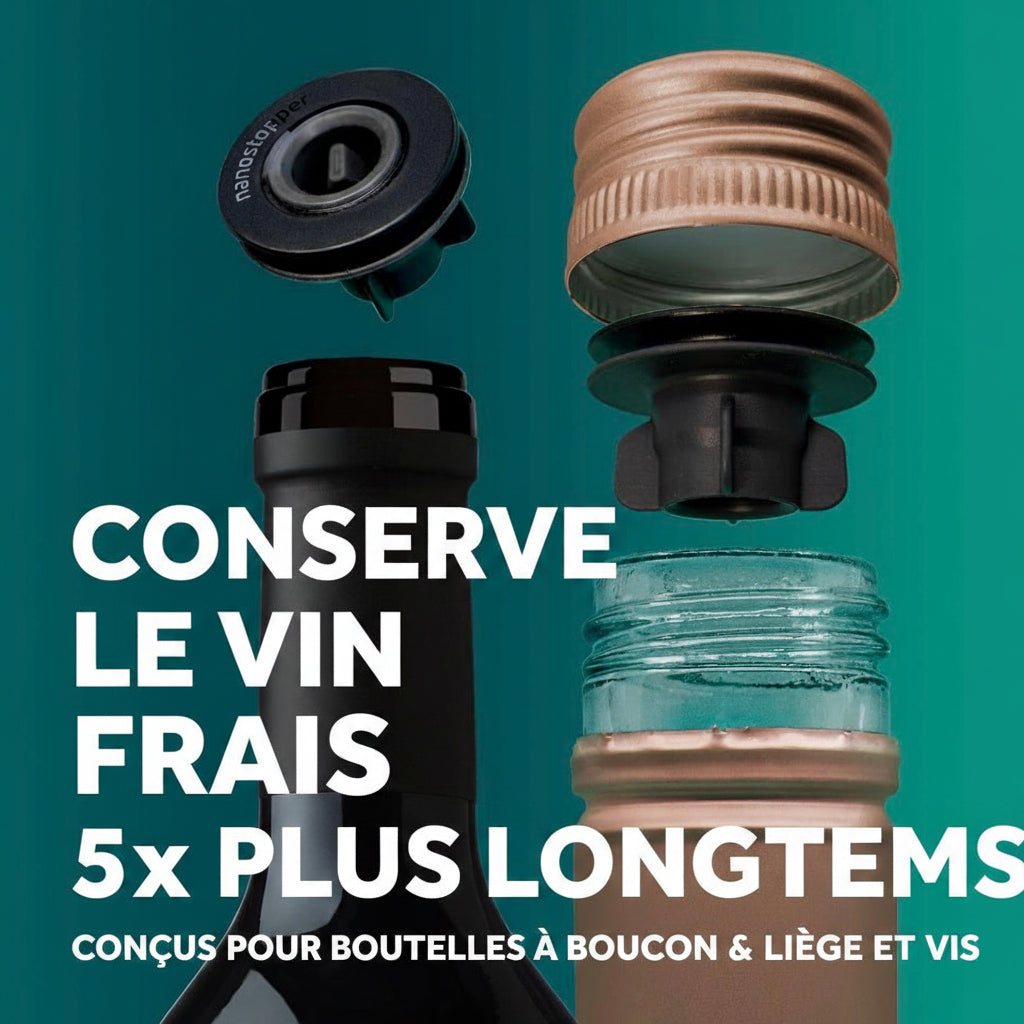 Conservateur de vin Airtender - arômes préservés plusieurs jours
