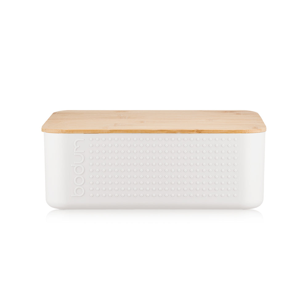 Boîte à pain avec couvercle 29 cm en bambou blanc - Bodum