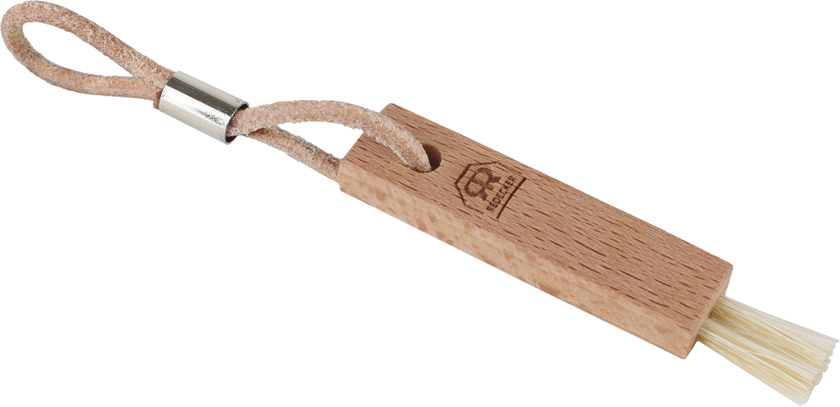 Brosse Redecker pour téléphone et port USB-C, sur lanière cuir