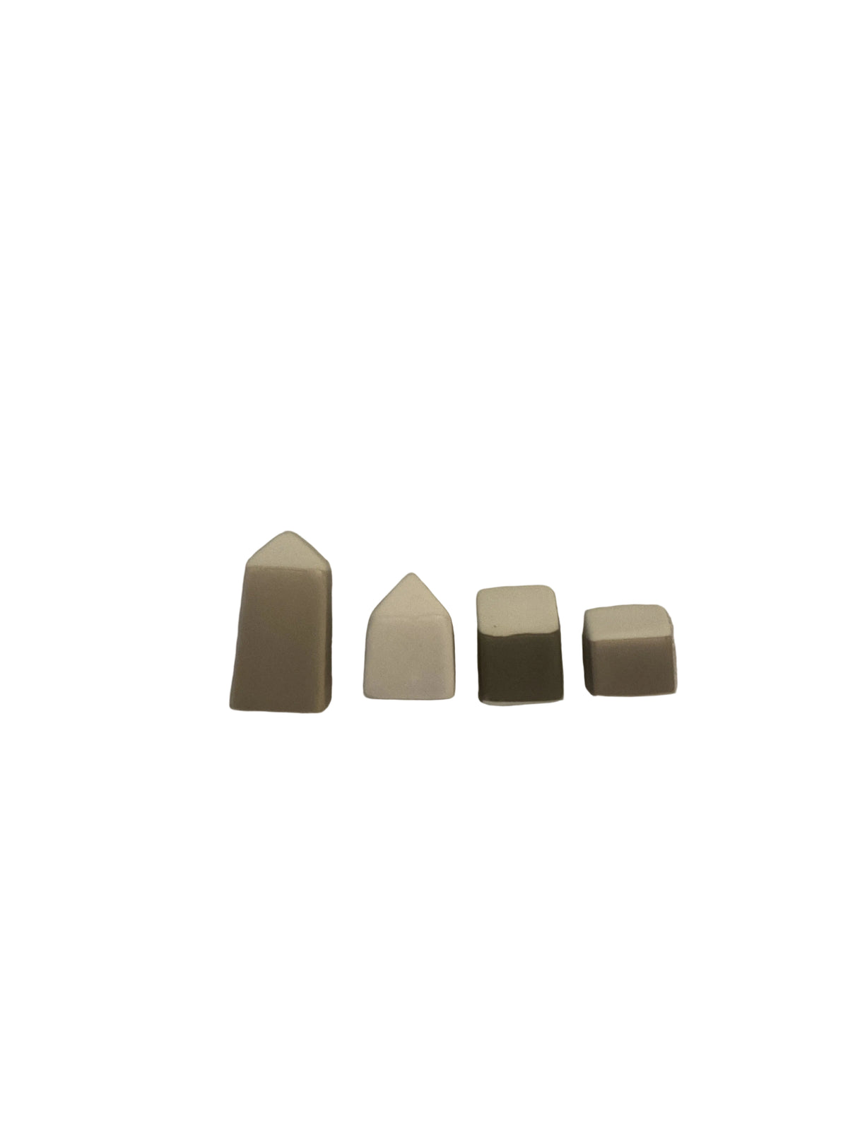 Set de 4 maisons en grès Räder porcelaine