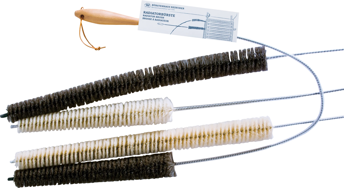 Goupillon à radiateur Redecker 100 cm en poil de chèvre