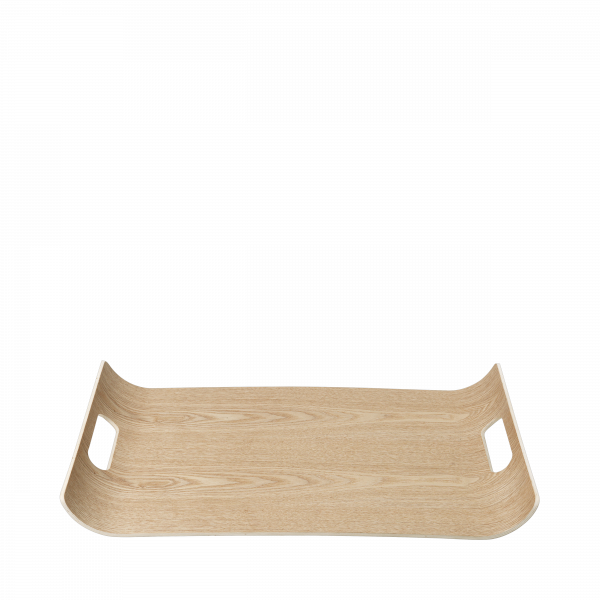 Grand plateau Wilo Blomus - plateau rectangulaire en bois naturel