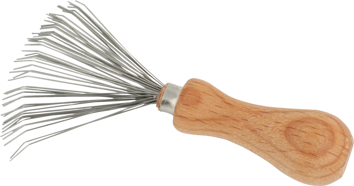 Brosse Redecker pour nettoyer brosses et peignes, fil de fer