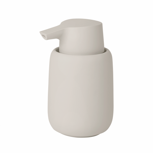 Distributeur de savon Sono Blomus - céramique mate beige Moonbeam