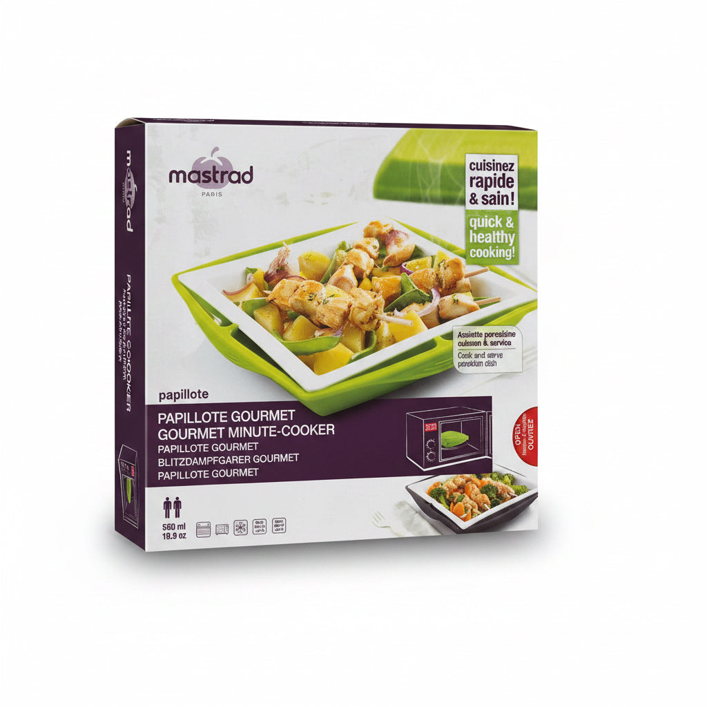Papillote gourmet assiette porcelaine cuisson et service - Mastrad