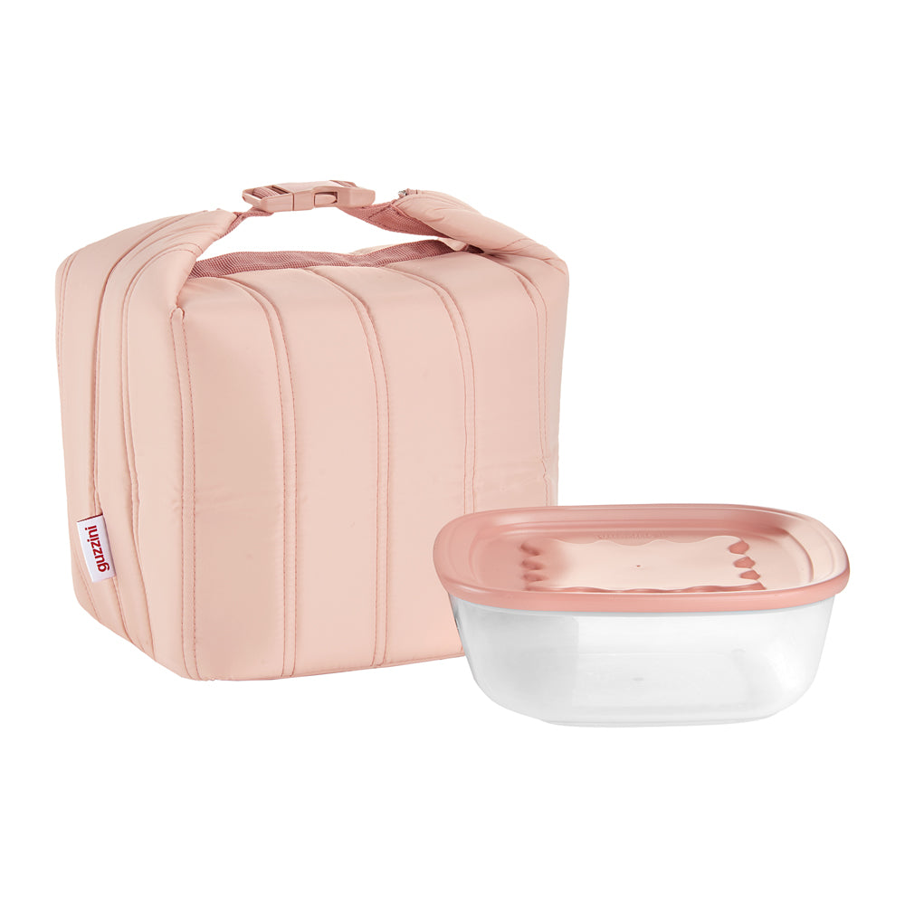 Sac isotherme 22x18x22 cm avec sa boite rose - Guzzini