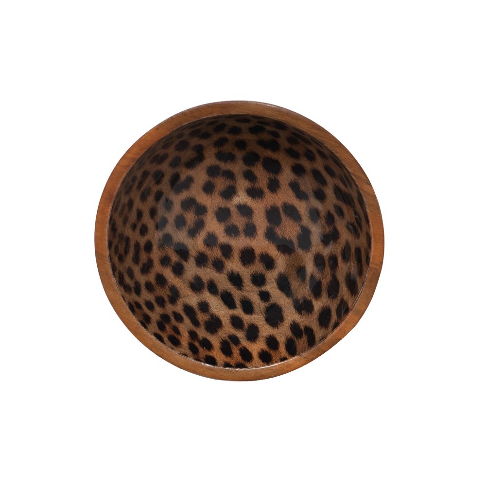 Coupelle Léopard en manguier 18 cm - Table Passion