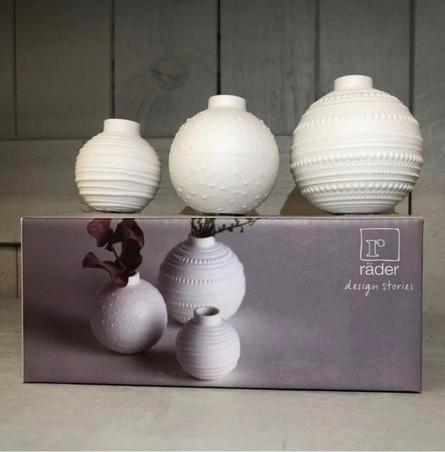 Set de 3 vases boules - Rader