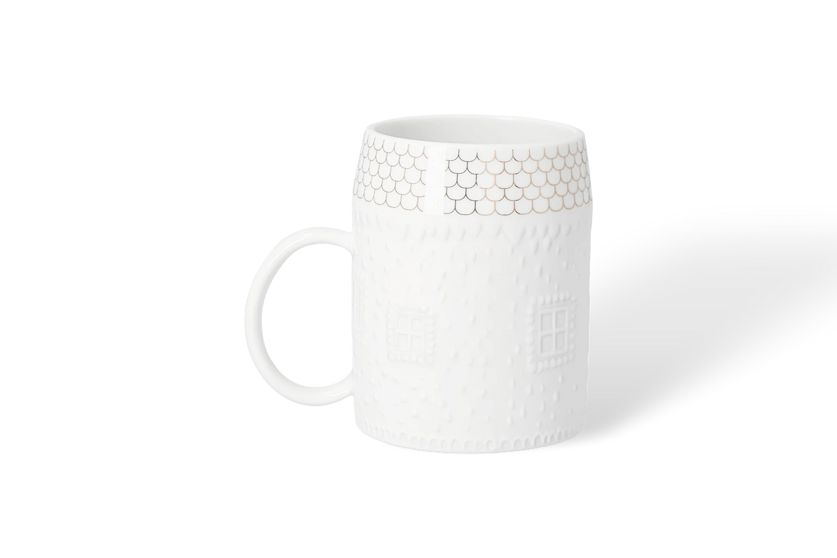 Mug bonhomme pain d'épice Räder porcelaine blanche