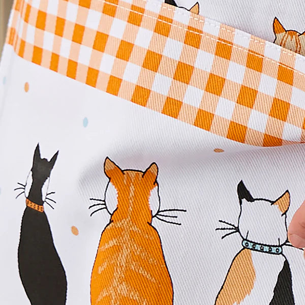 Tablier Cats in waiting - Ulster Weavers
