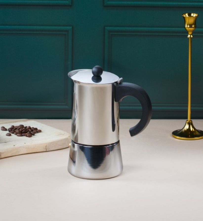 Cafetière Adria Inox brillant induction 10 tasses - Cristel