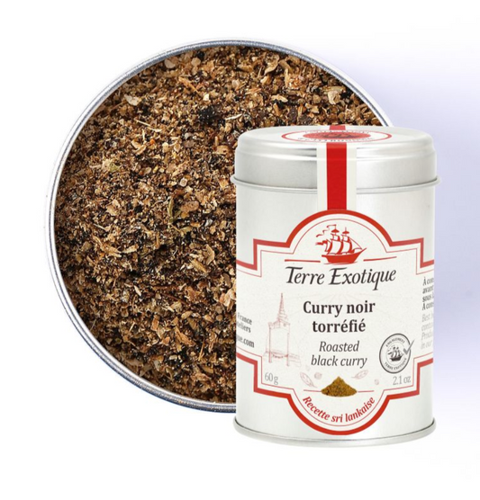 Curry noir torrifie - Terre exotique