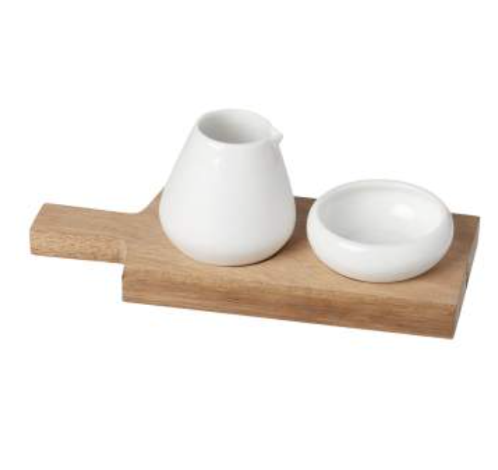 Huile et sel Räder porcelaine blanche