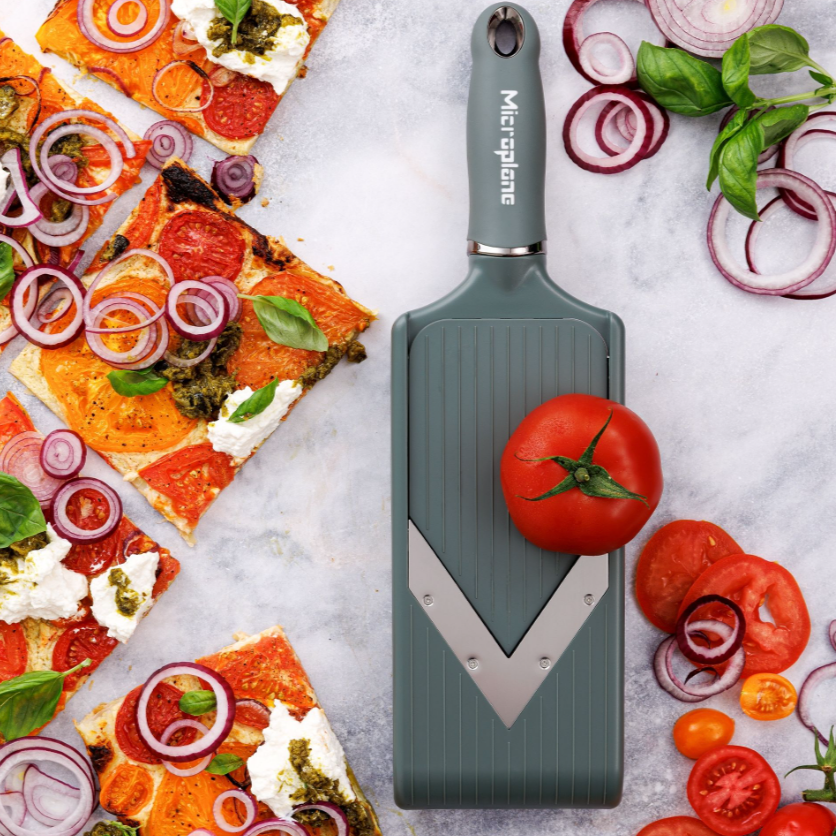 Mandoline V-Slicer PureCut Eucalyptus Green - Microplane