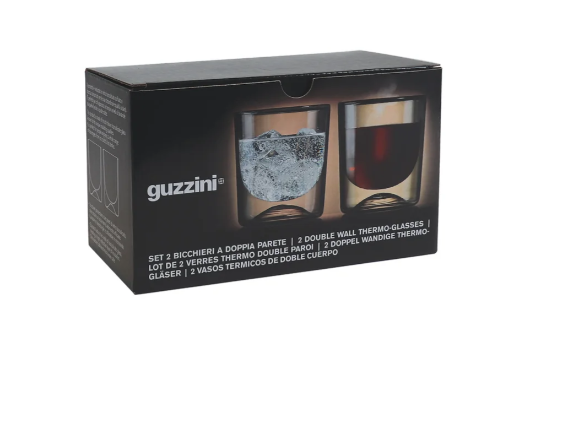 Lot 2 verres thermo L - Guzzini