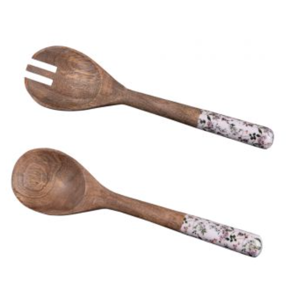 Couverts à salade Champêtre 28 cm - Table Passion