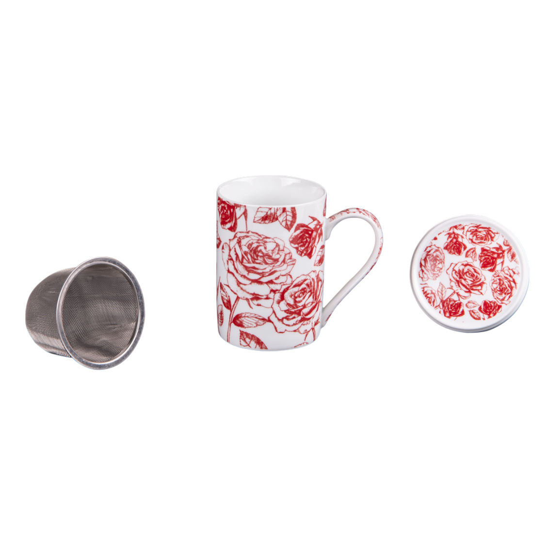 Coffret tisanière avec filtre et couvercle Louise 30 cl - Table Passion