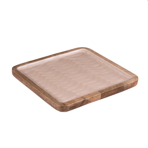 Plateau carré Mellow 25 x 25 cm - Table Passion