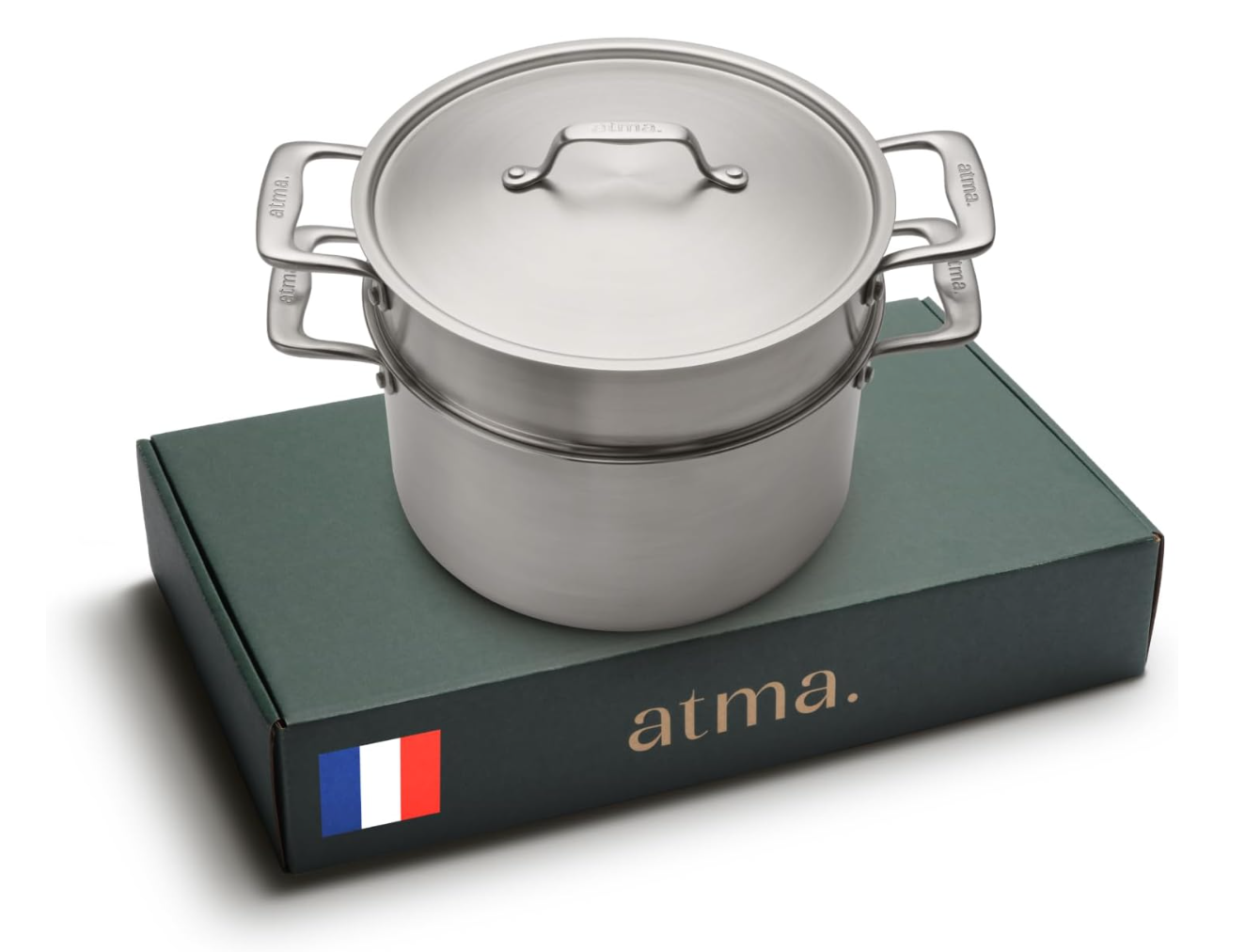 Faitout avec steamer 24 cm - Atma