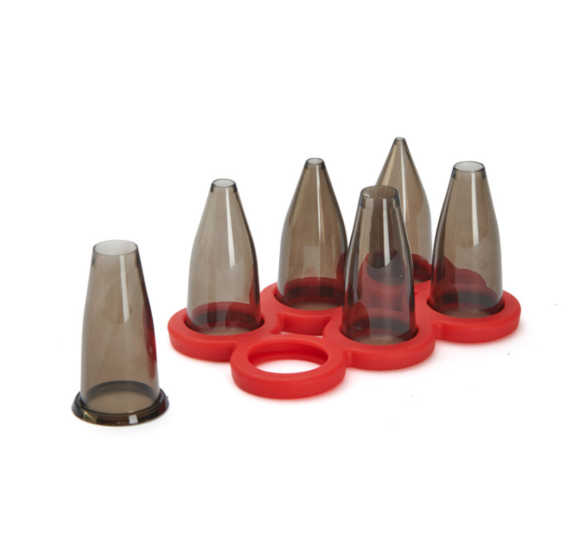Coffret 6 douilles unies tritan - De buyer