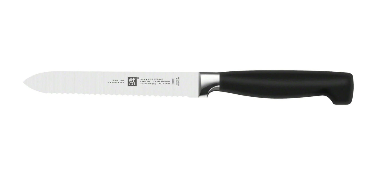 Couteau cranté 130 mm four star - Zwilling