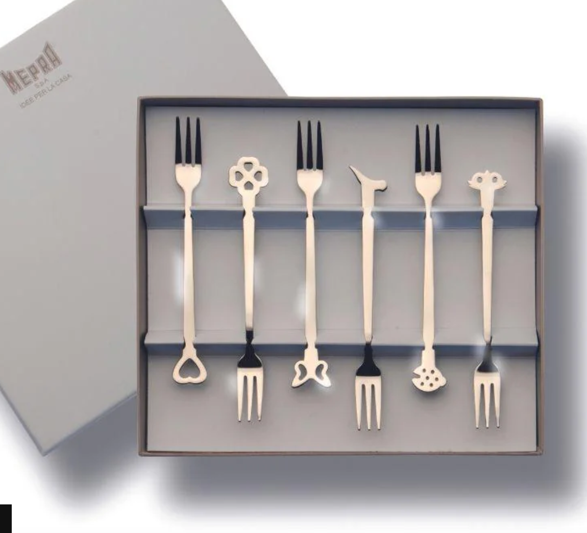Coffret de 6 fourchettes amuse bouche - Mepra
