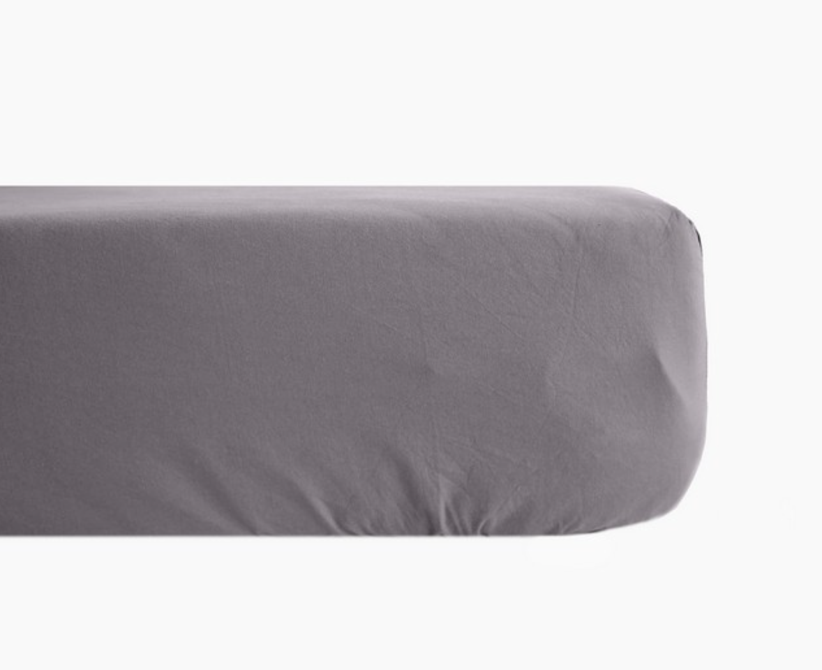 Drap housse 160x200x35 cm Manoir Ardoise - Vent du sud