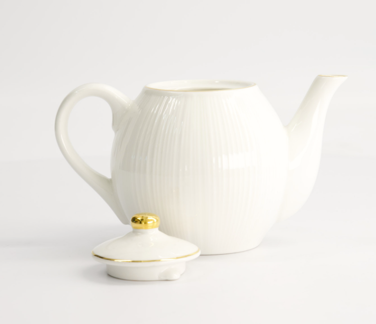 Coffret théière Nippon White Gold Lines 400 ml – Tokyo Design Studio