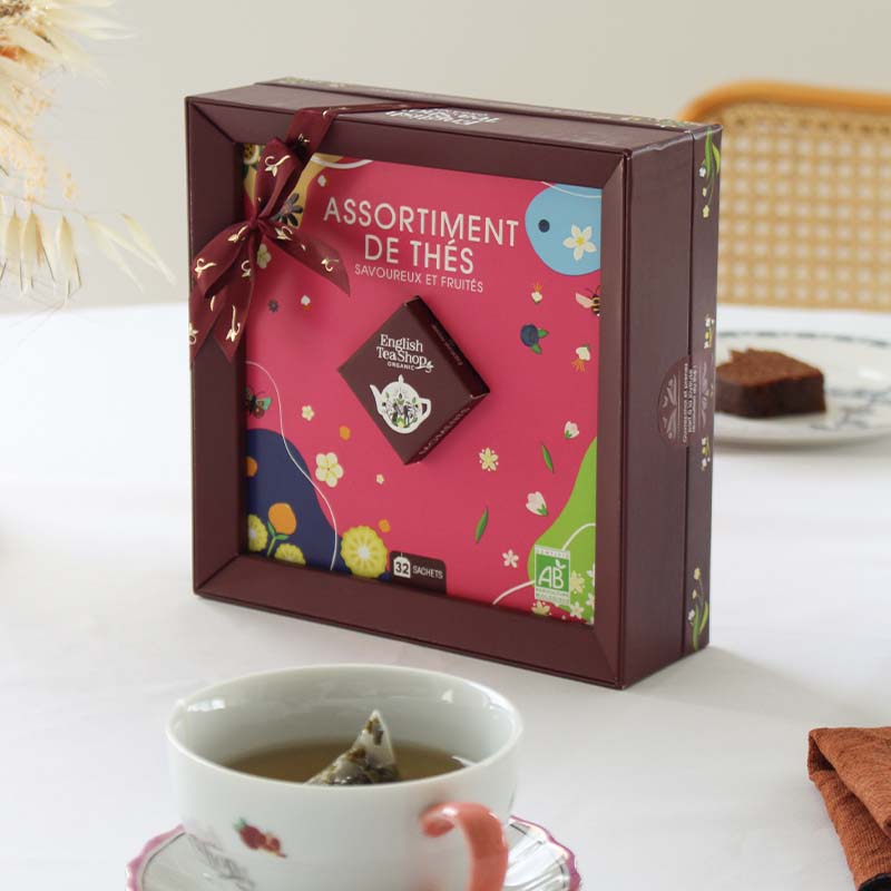 Coffret Assortiment de thés Bio 32 sachets - English Tea Shop