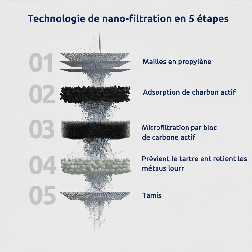Cartouches filtrantes Tappwater - recharges dédiées au filtre Ecopro Compact