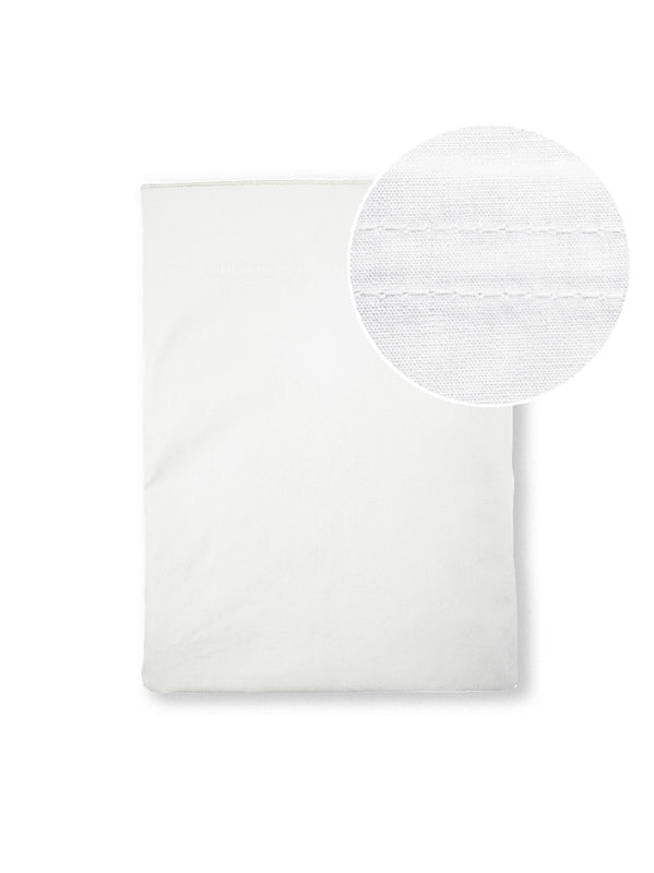 Drap plat Giulia blanc 270 X 300 - Garnier-Thiebaut