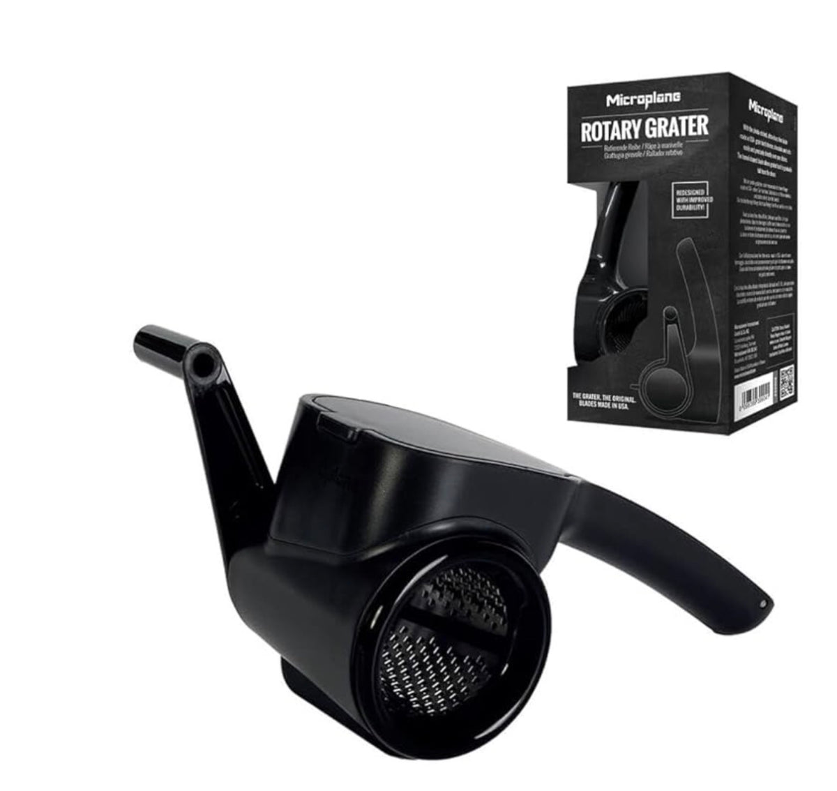 Râpe à manivelle Rotary Grater Black - Microplane