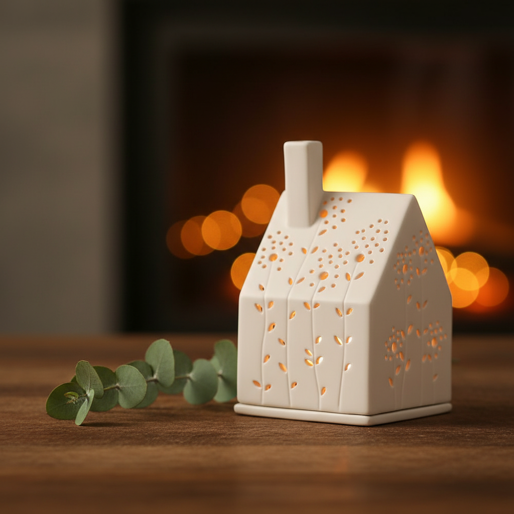 Maison lumineuse prairie fleurie Räder porcelaine blanche
