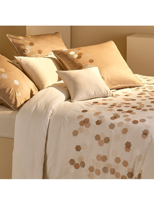 HOUSSE DE COUETTE HEXAGONES ANGORA