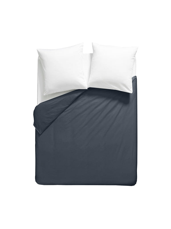 HOUSSE DE COUETTE LA PERCALE FRANCAISE BLEU