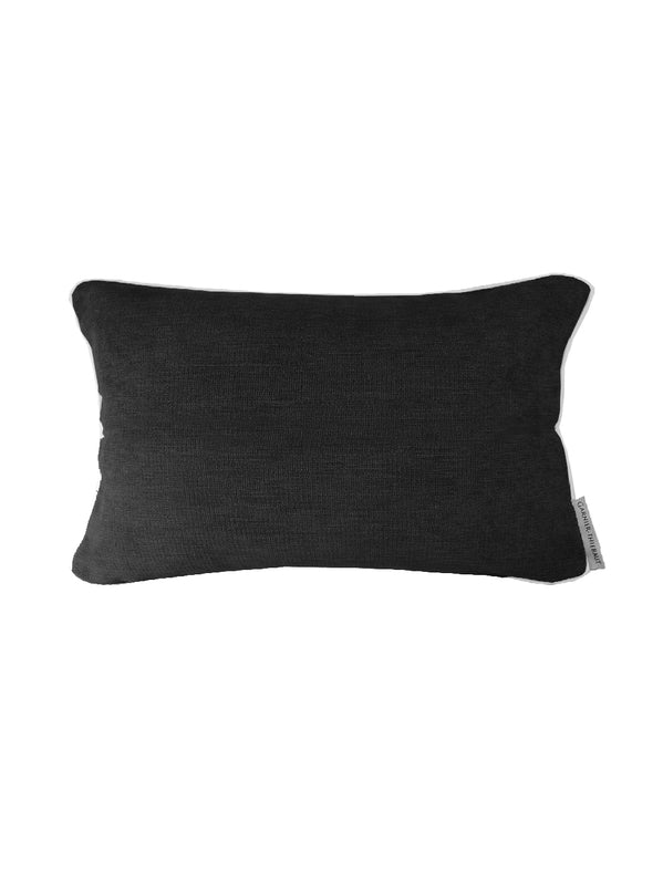 HOUSSE DE COUSSIN UNI NOIR
