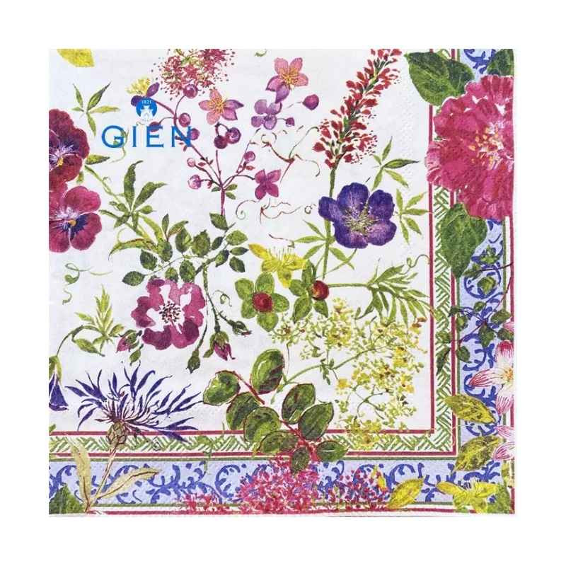 Serviettes millefleurs - Faïencerie de Gien